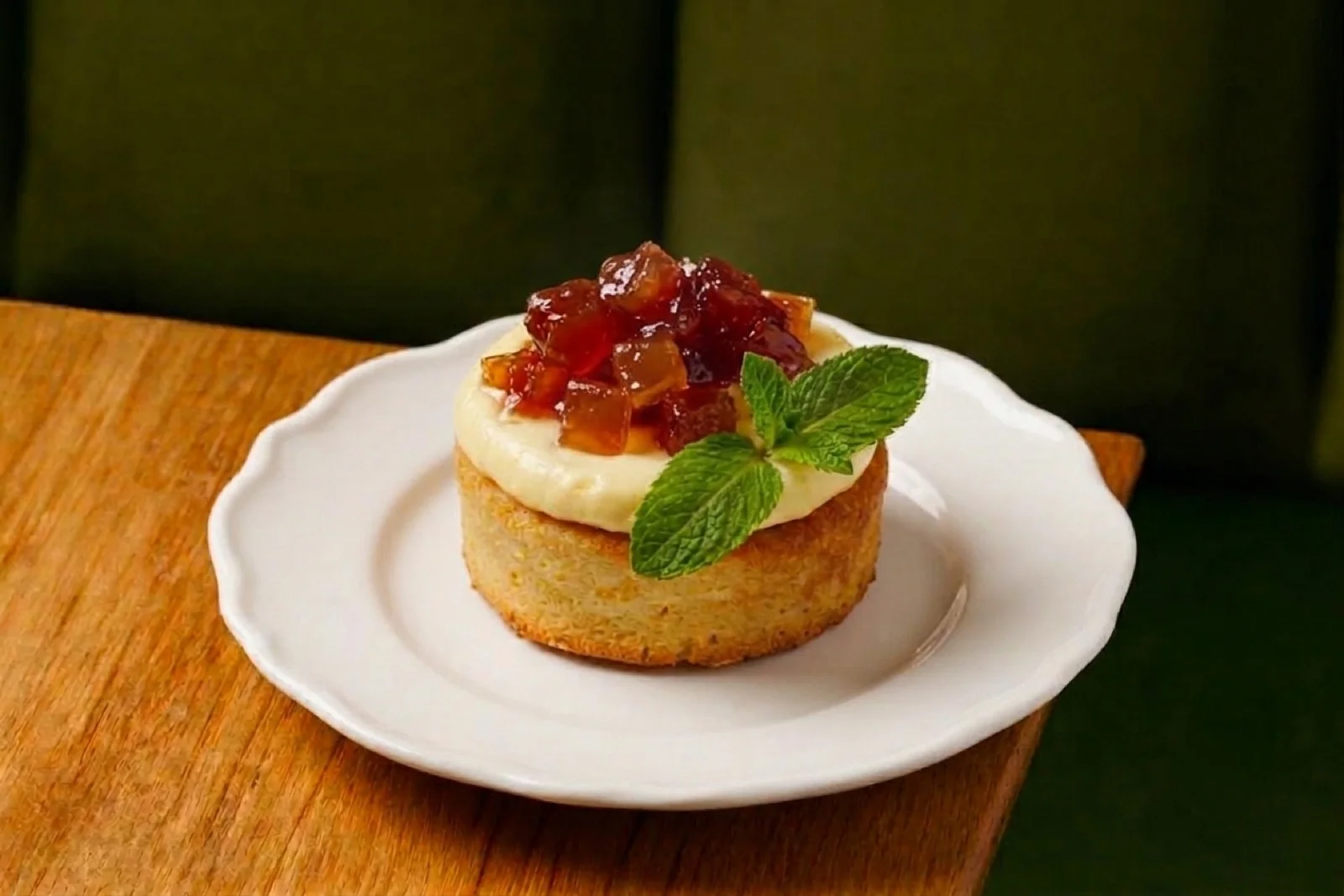 Golden Quince Corn Cake