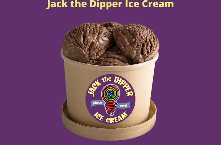 Pint of rich chocolate ice cream from Jack the Dipper