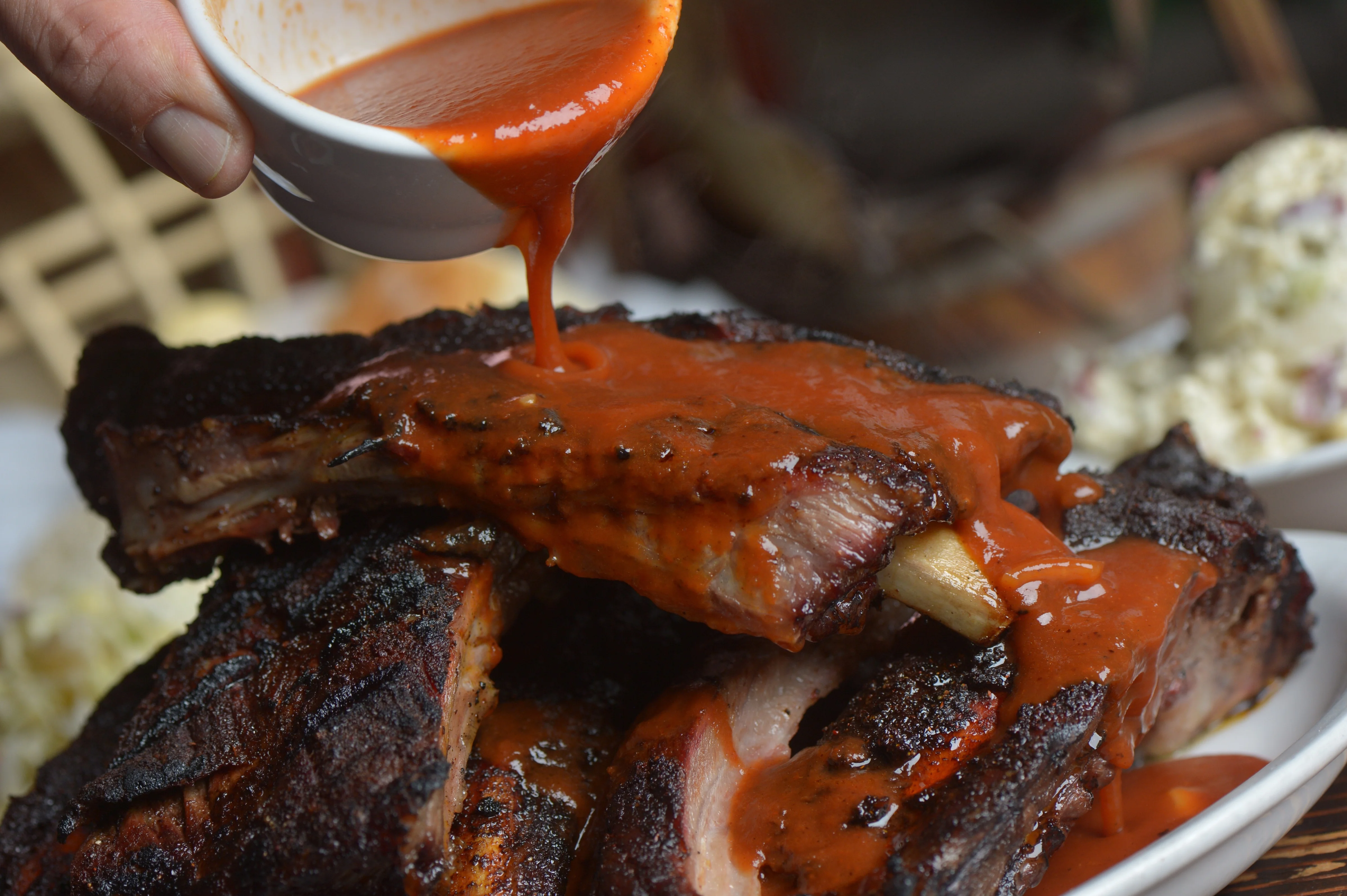 Beef Ribs and Sauce