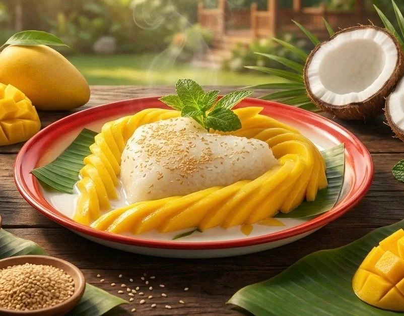 MANGO WITH SWEET STICKY RICE