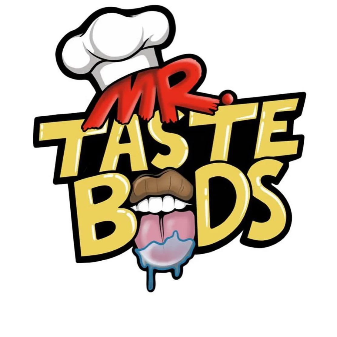 Logo of Mr. Taste Bods featuring a chef hat and playful design