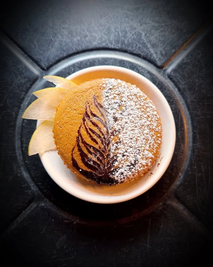 Delicious Japanese mochi dessert with artistic design