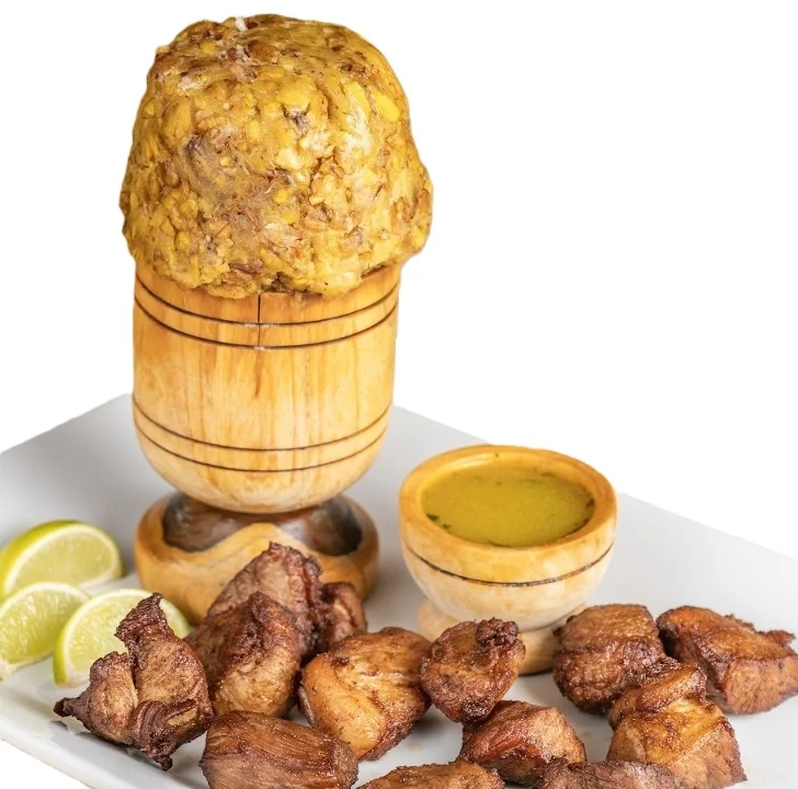 Mofongo Con Carne Frita