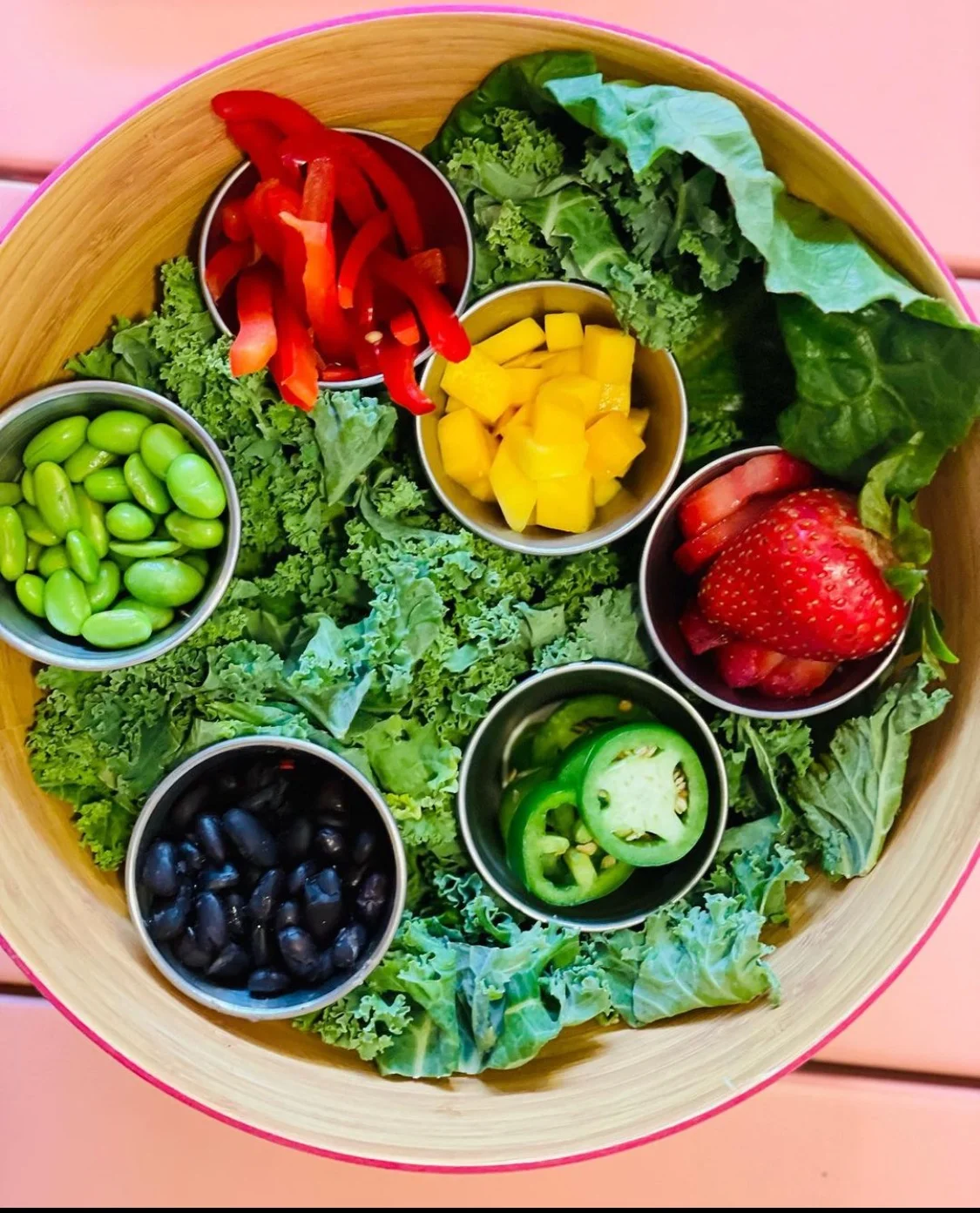 Create your own Salad at Blue Juice & Salad Bar