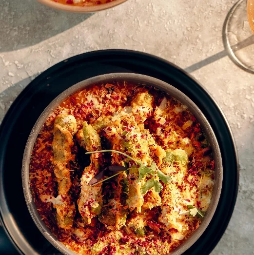 Shishito peppers - Mirchi chaat