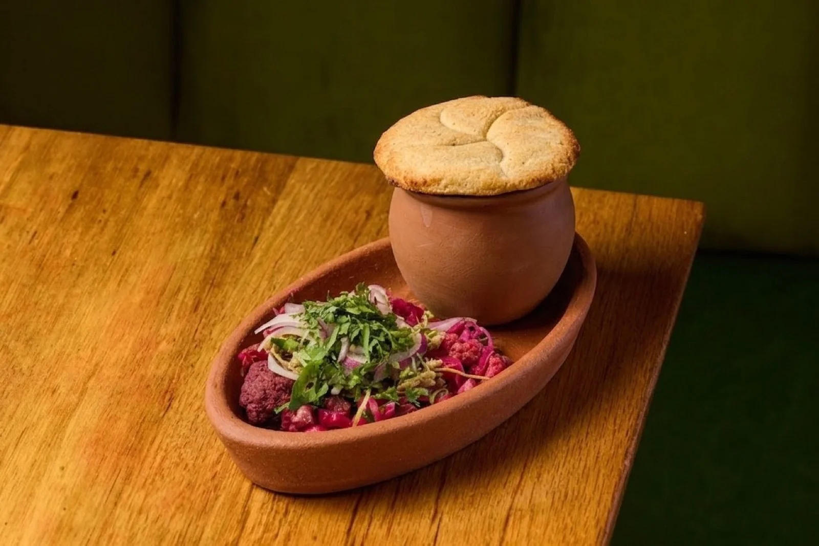 SLOW COOKED BEANS IN CLAY POT