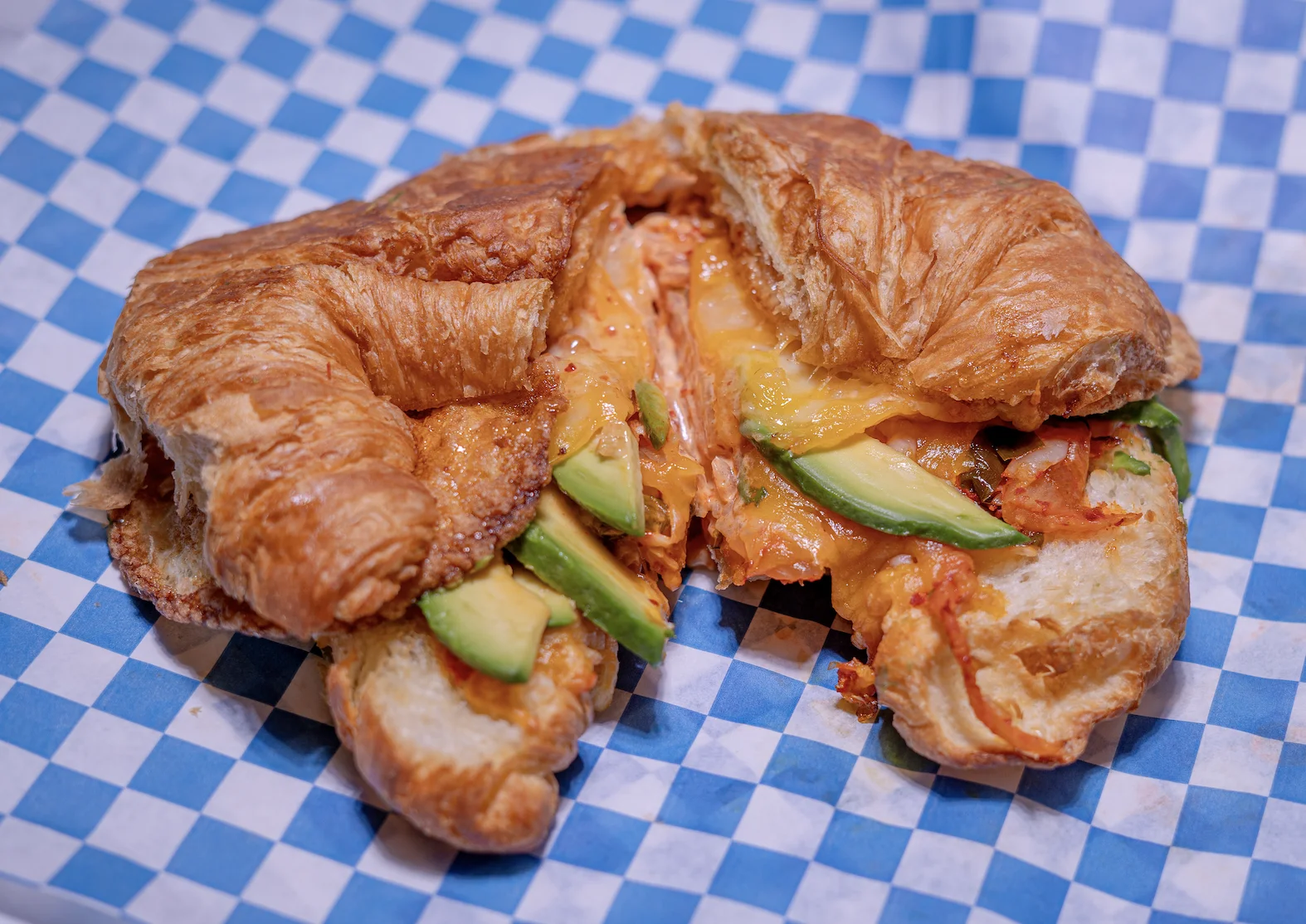 KOREAN KIMCHI CHEESE CROISSANT