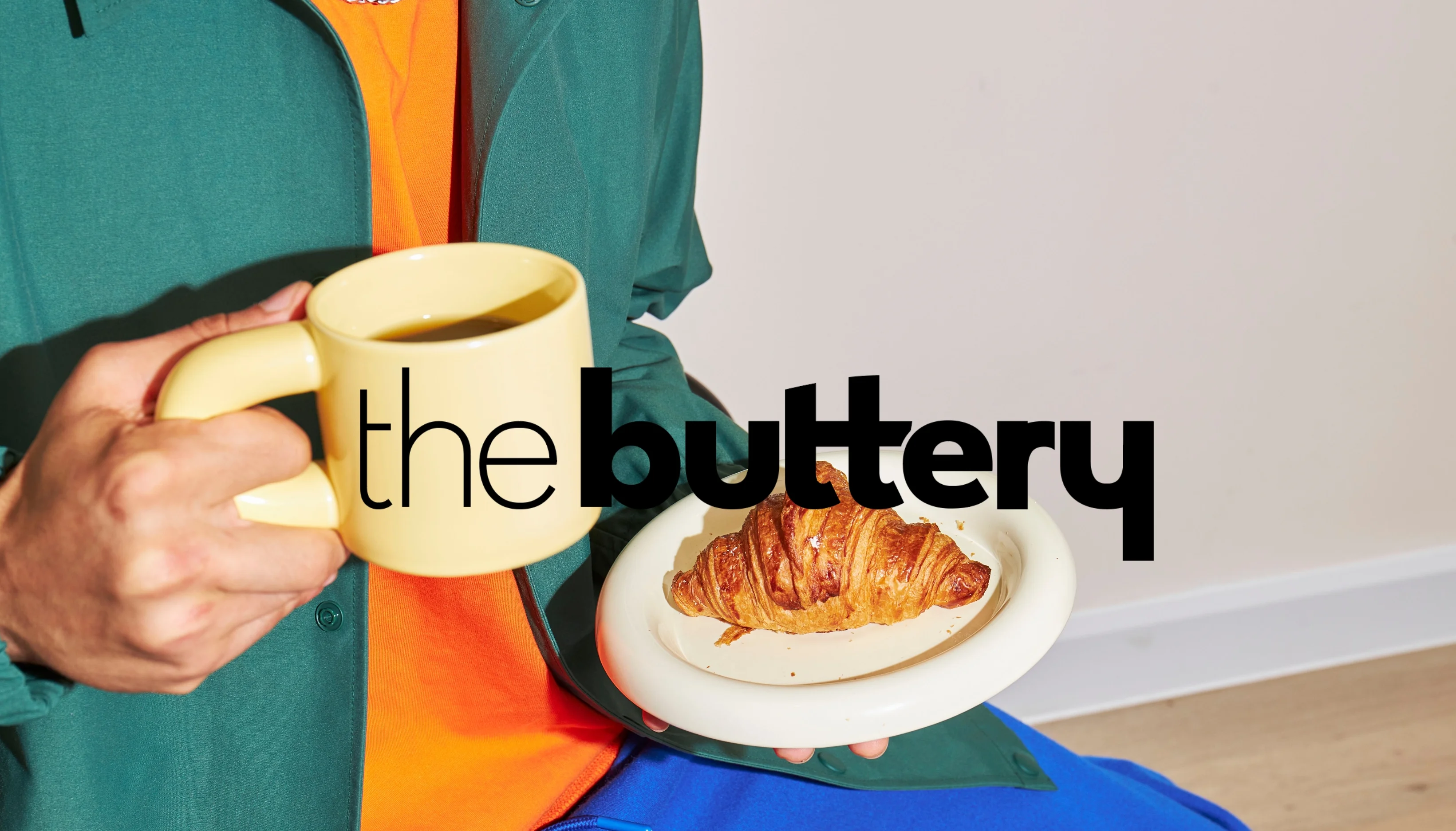 Weekly $4 item specials at The Buttery: Matcha, Garlic Bread, Ham & Cheese, Berry Croissant