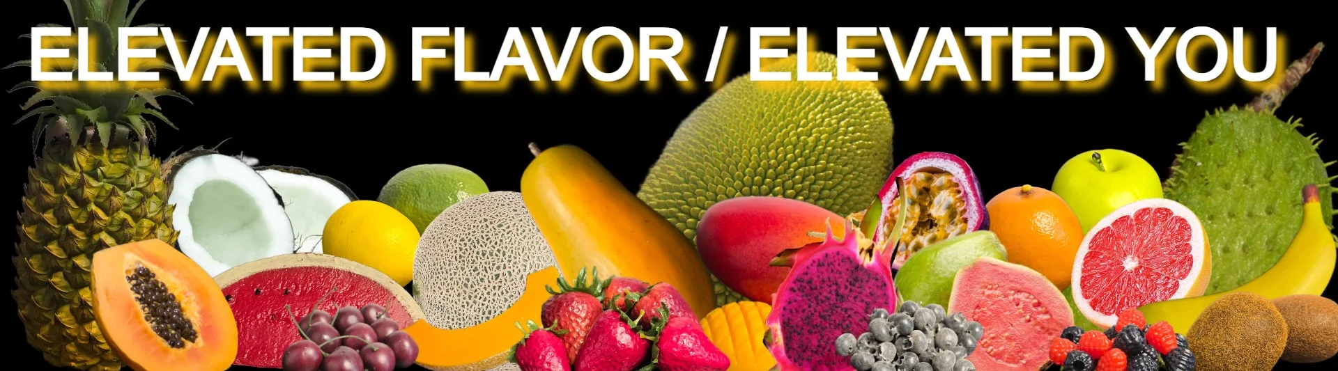 A variety of fruits