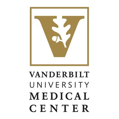 Vanderbilt University Medical Center logo with gold emblem and typography