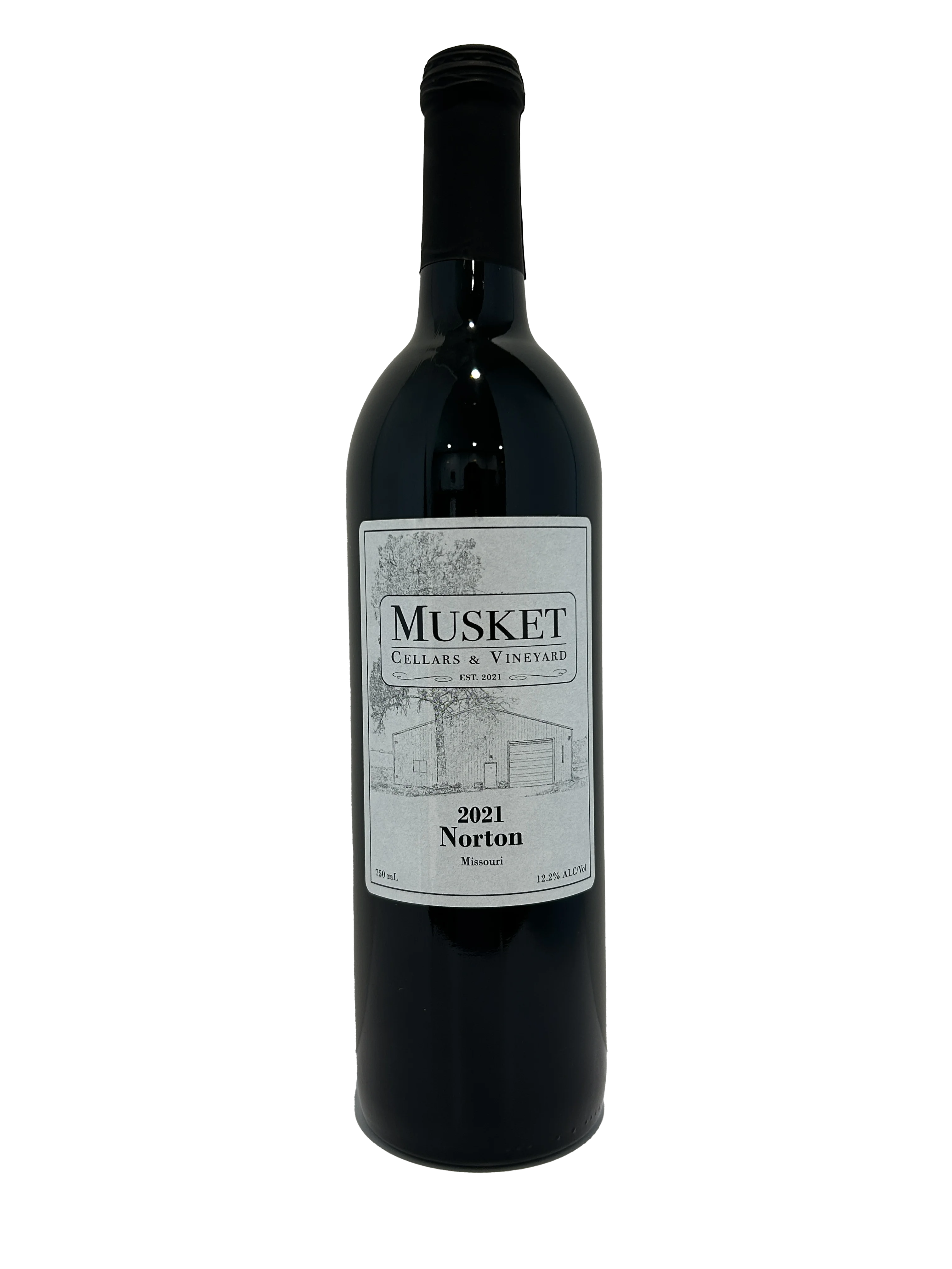 2021 Norton red wine from Musket Cellars & Vineyard