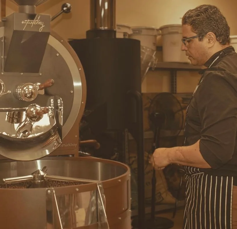 The owners of Vernon Coffee Roasters