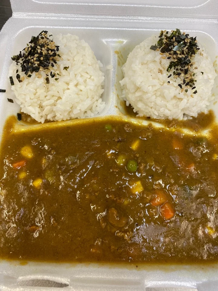 Hamburger Curry Plate...