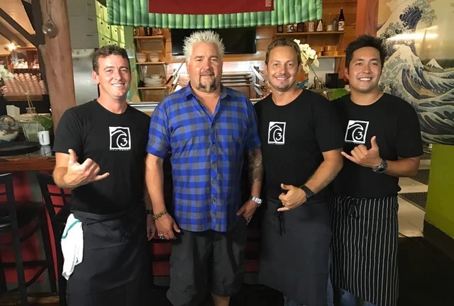 Three's welcomes Guy Fieri