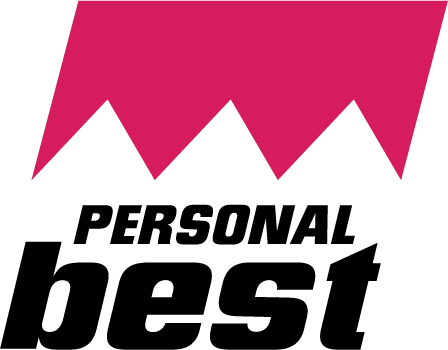 Abstract graphic design with pink jagged shapes