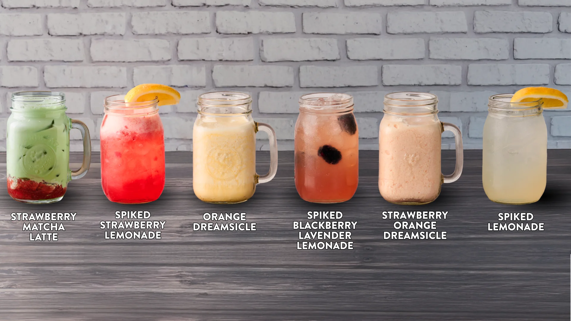 Summer Sips: Spiked Strawberry Lemonade, Orange Dreamsicle, Spiked Blackberry Lavender Lemonade, Strawberry Orange Dreamsicle, Spiked Lemonade