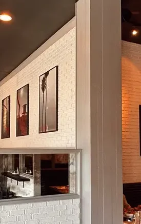 Modern restaurant interior with stylish decor and inviting atmosphere