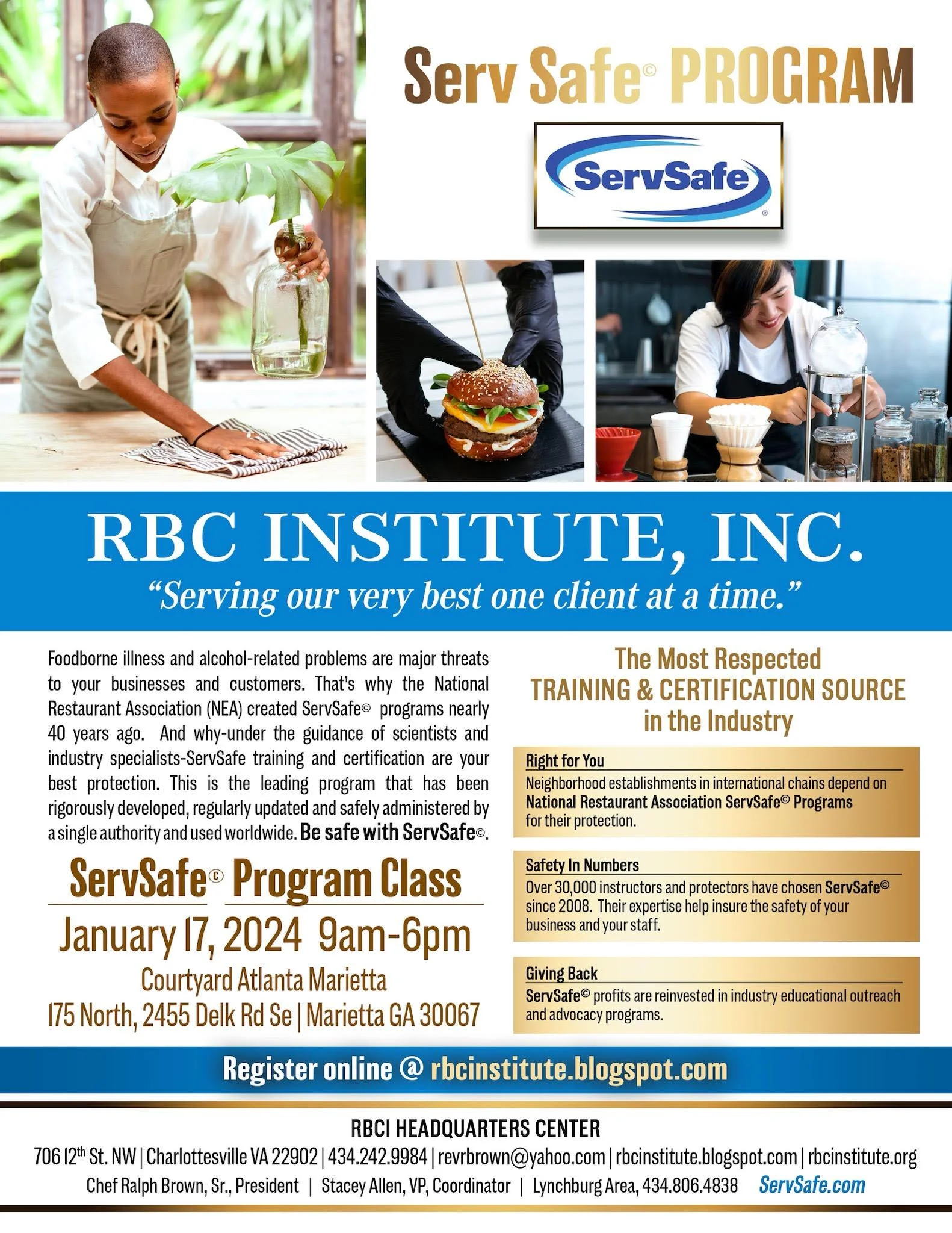Servsafe Manager Class / Atlanta