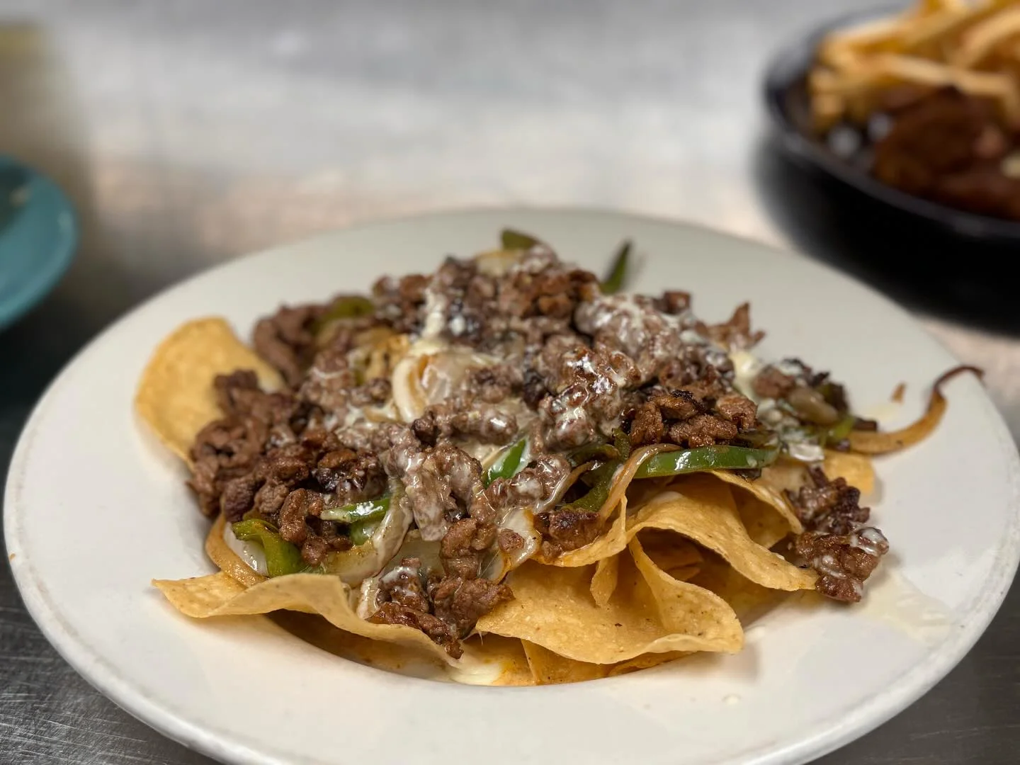 Fajita Steak Nachos