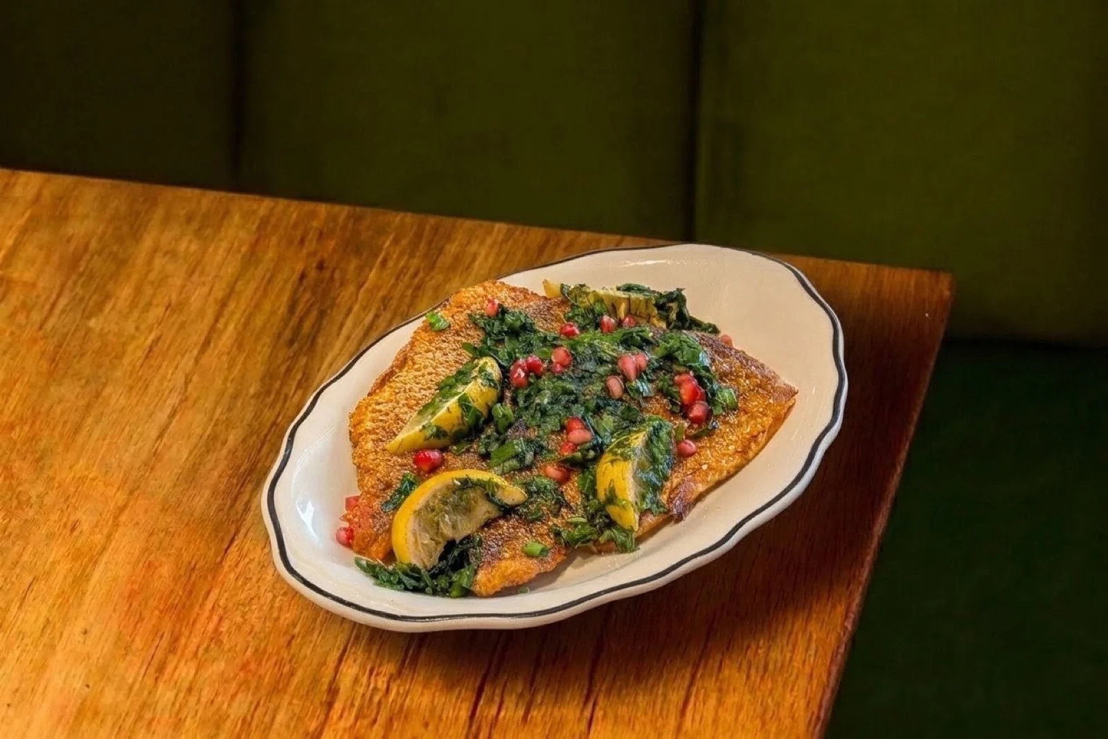 PAN SEARED TROUT WITH HERB BUTTER