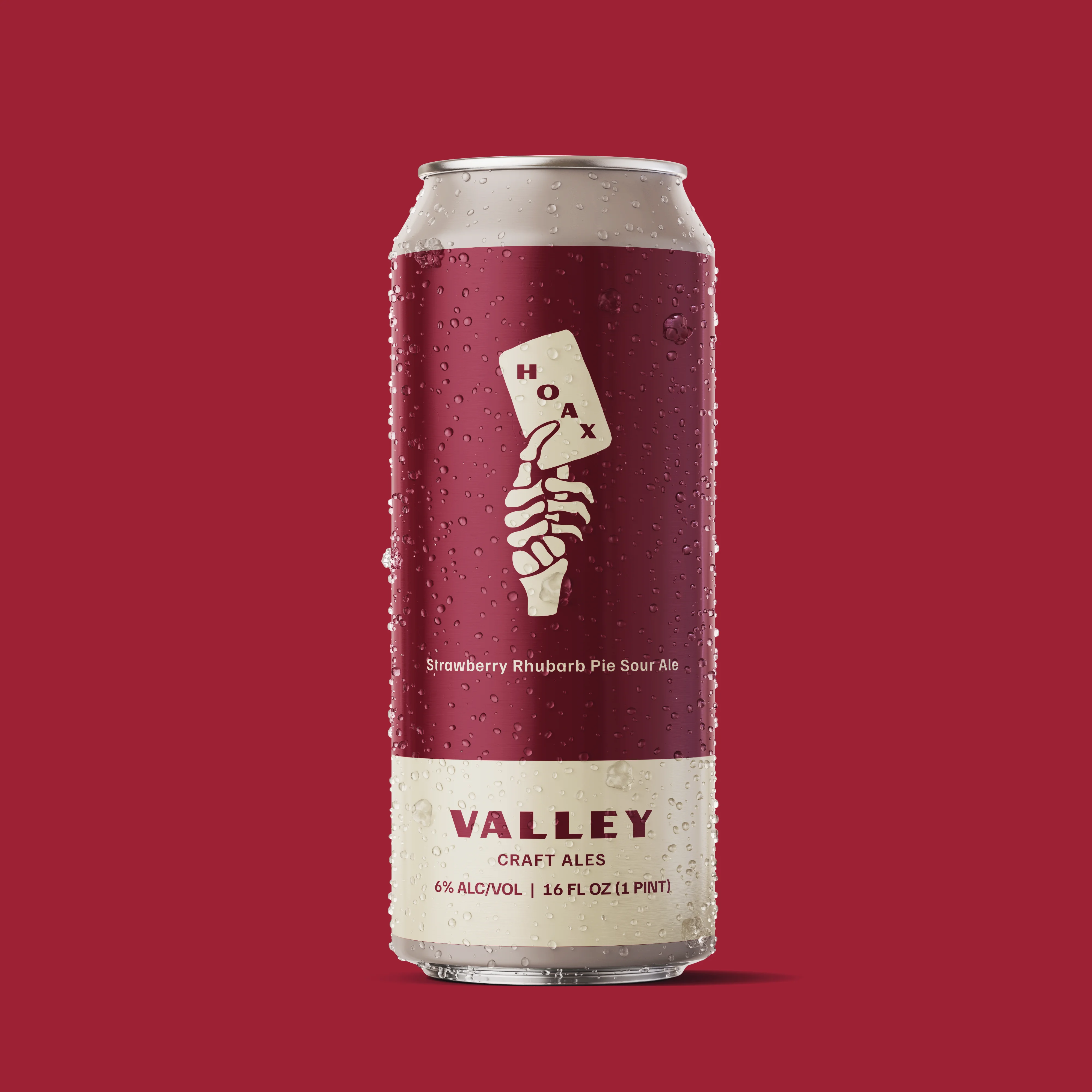 Strawberry Rhubarb Pie Sour Ale in a can