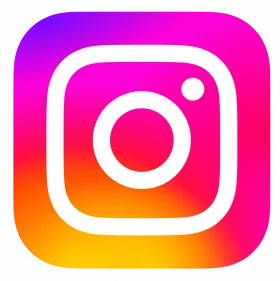Instagram logo with vibrant gradient colors