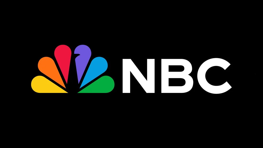 NBC logo on black background