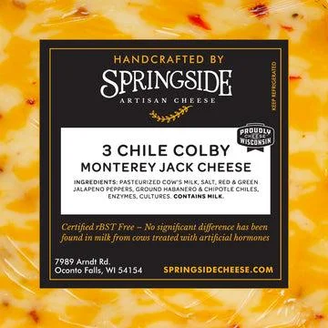 3 Chile Colby Jack Cheese SC