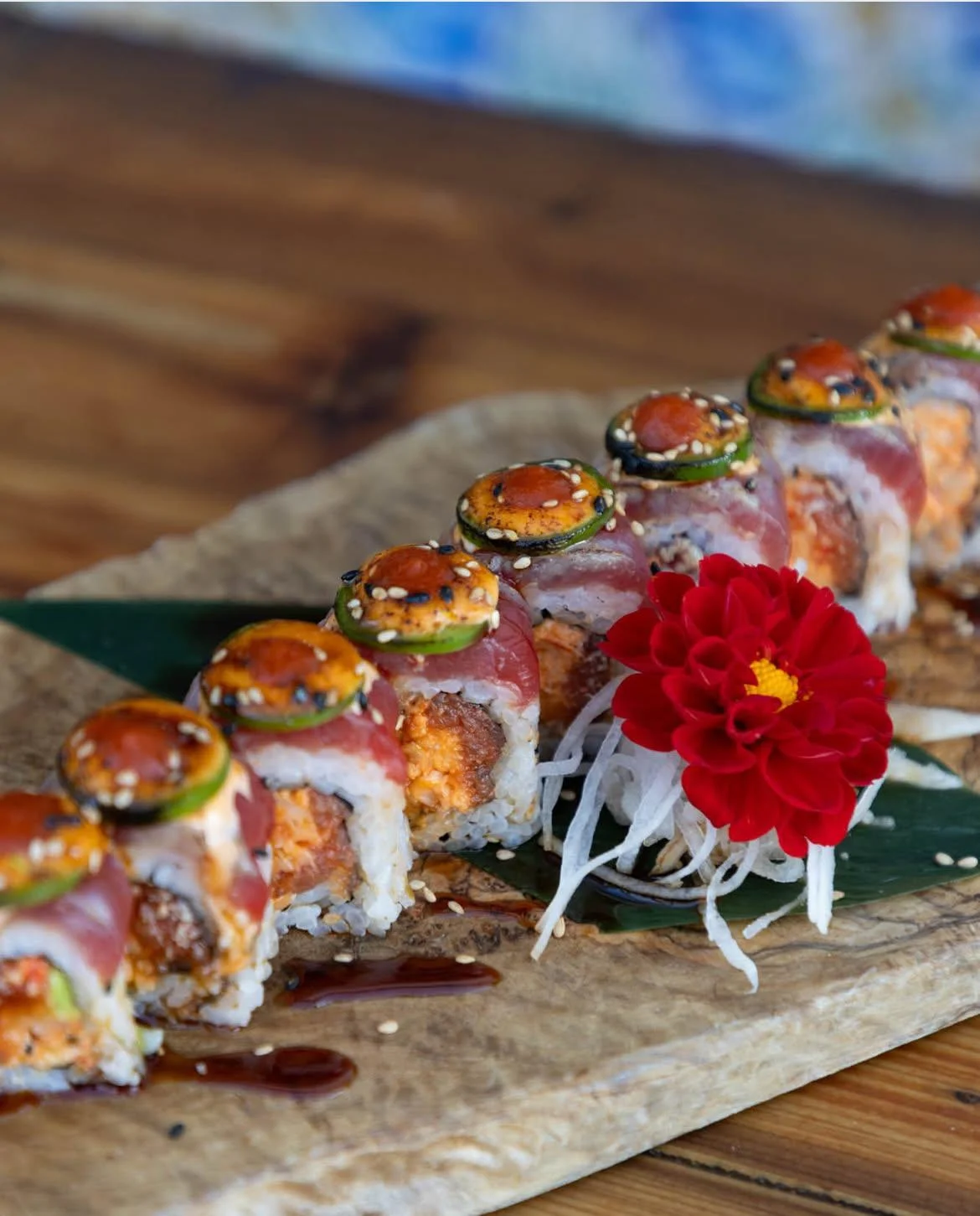 Flaming Ahi Roll