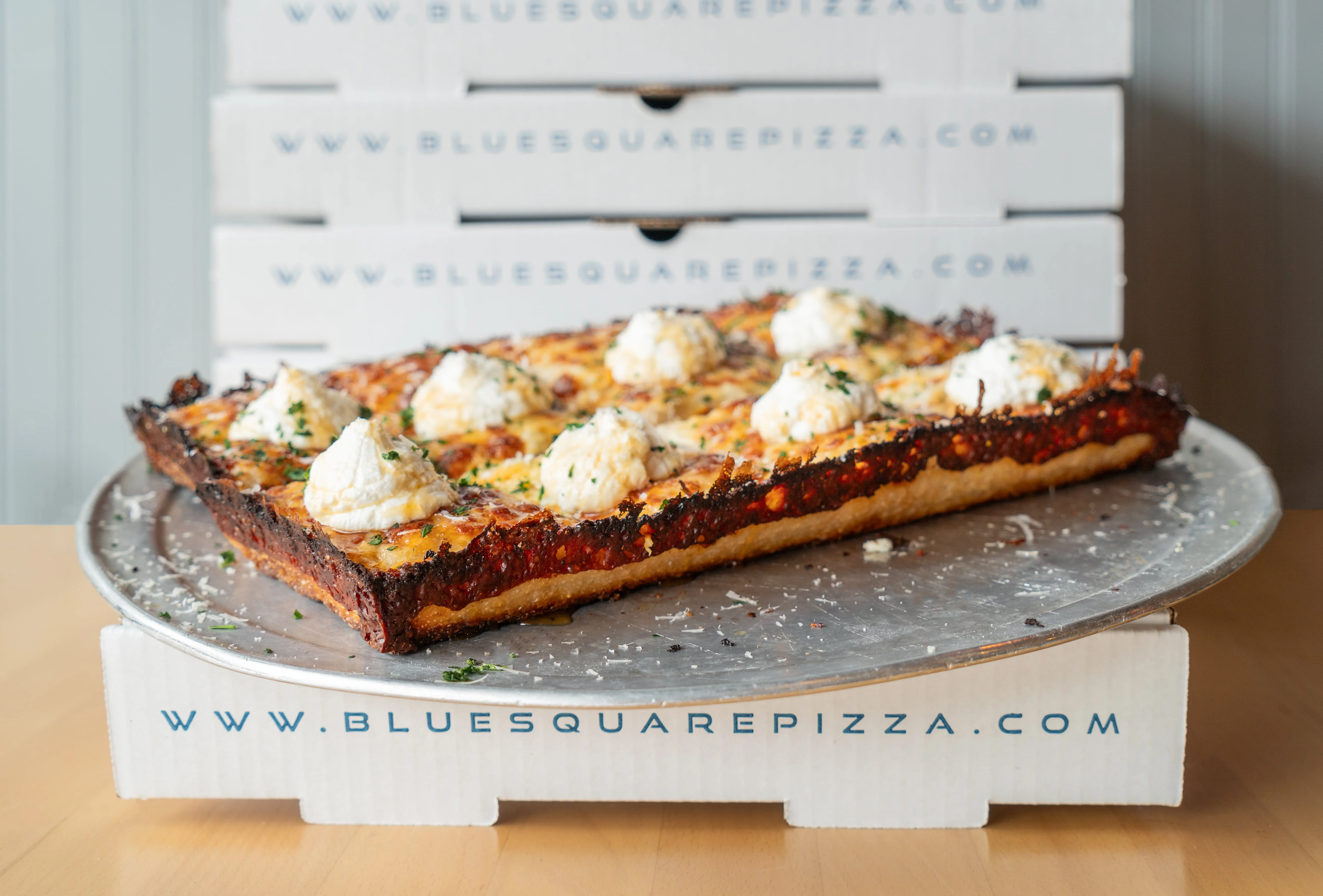 Blue Square Pizza