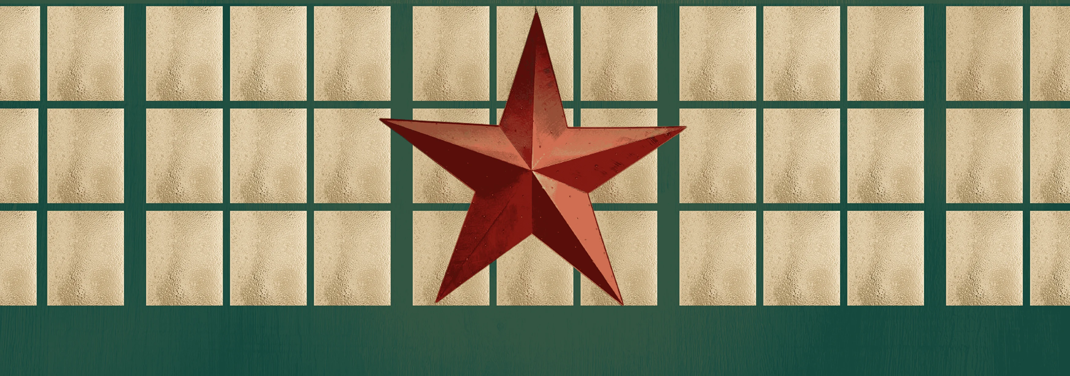The big red star that hangs over the sandwich station in Parker's Table