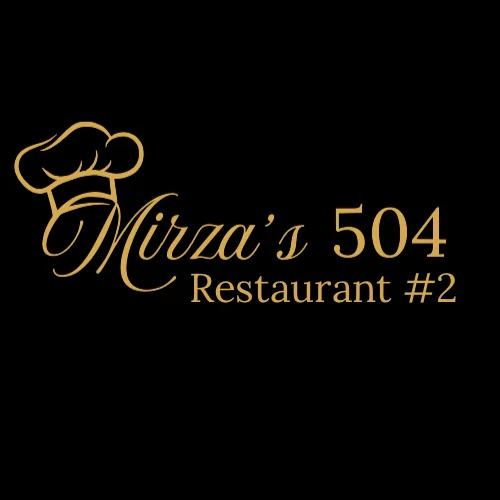 Logo of Mirza's 504 Restaurant #2 featuring a chef's hat