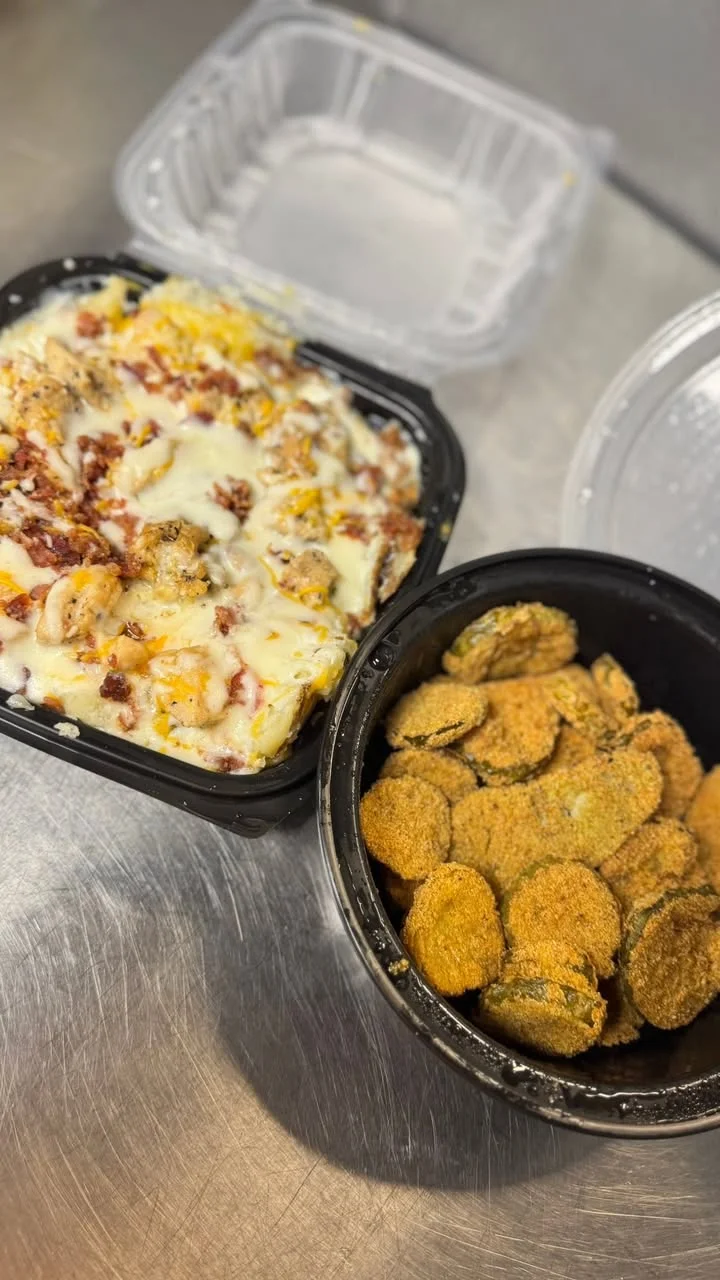 Southern-style loaded baked potato