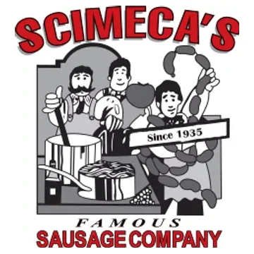 Logo of Scimeca's Famous Sausage Company established in 1935