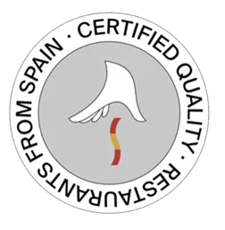 Certification logo for restaurants from Spain