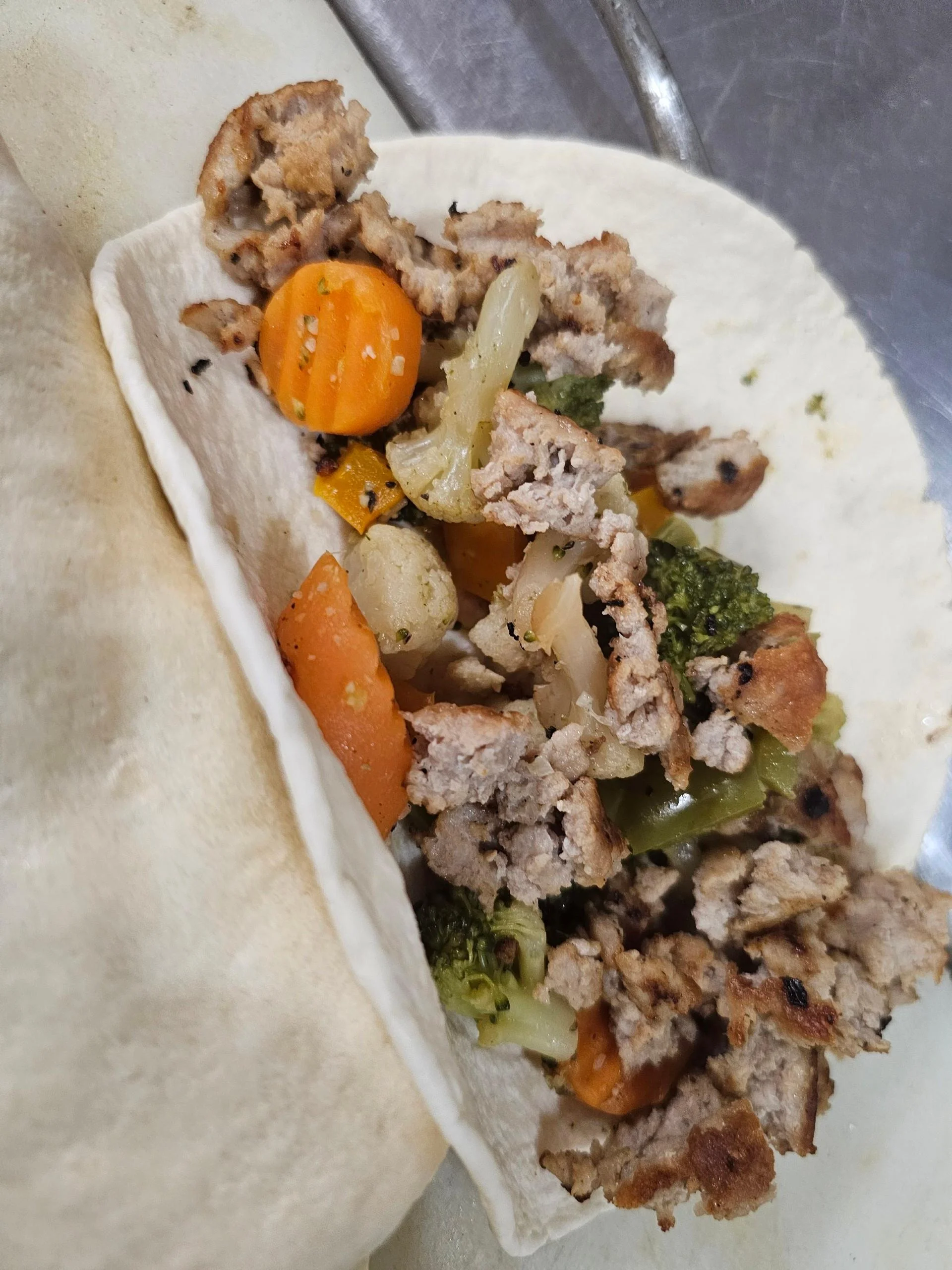 Garlic Herb Turkey Wrap