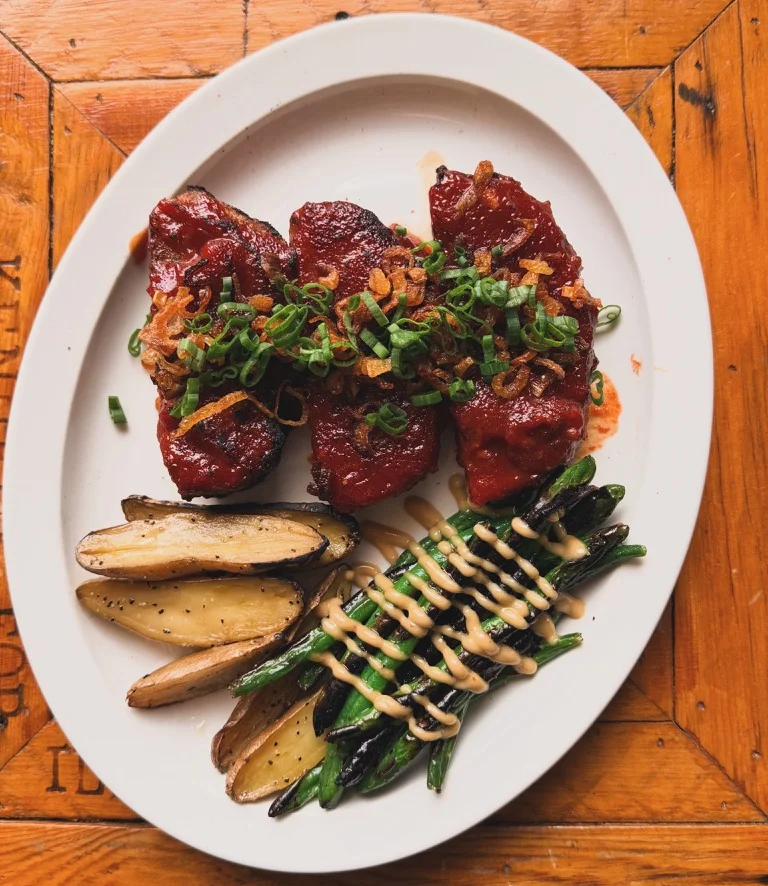 Mediterranean grilled mushrooms with lemon and herbs
