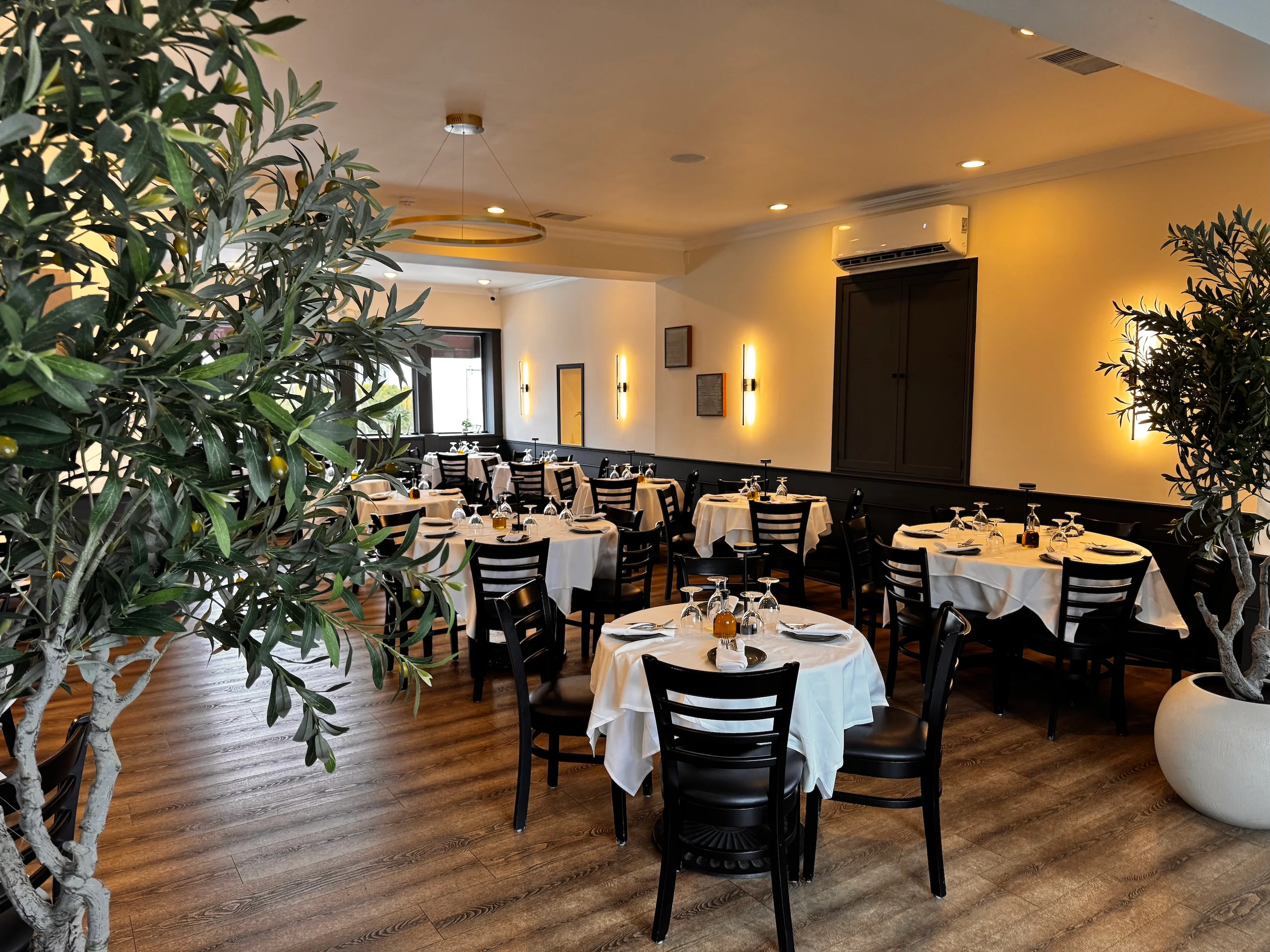 Private dining setup at Toscana on Main Eastchester