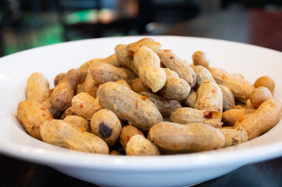 Boiled Peanuts at The Shelter Kitchen + Bar