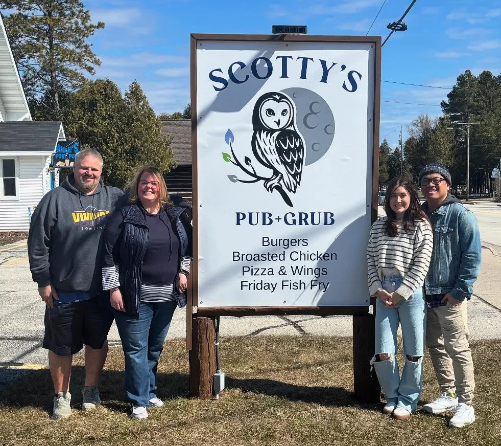Exterior view of Scotty's Pub & Grub restaurant sign