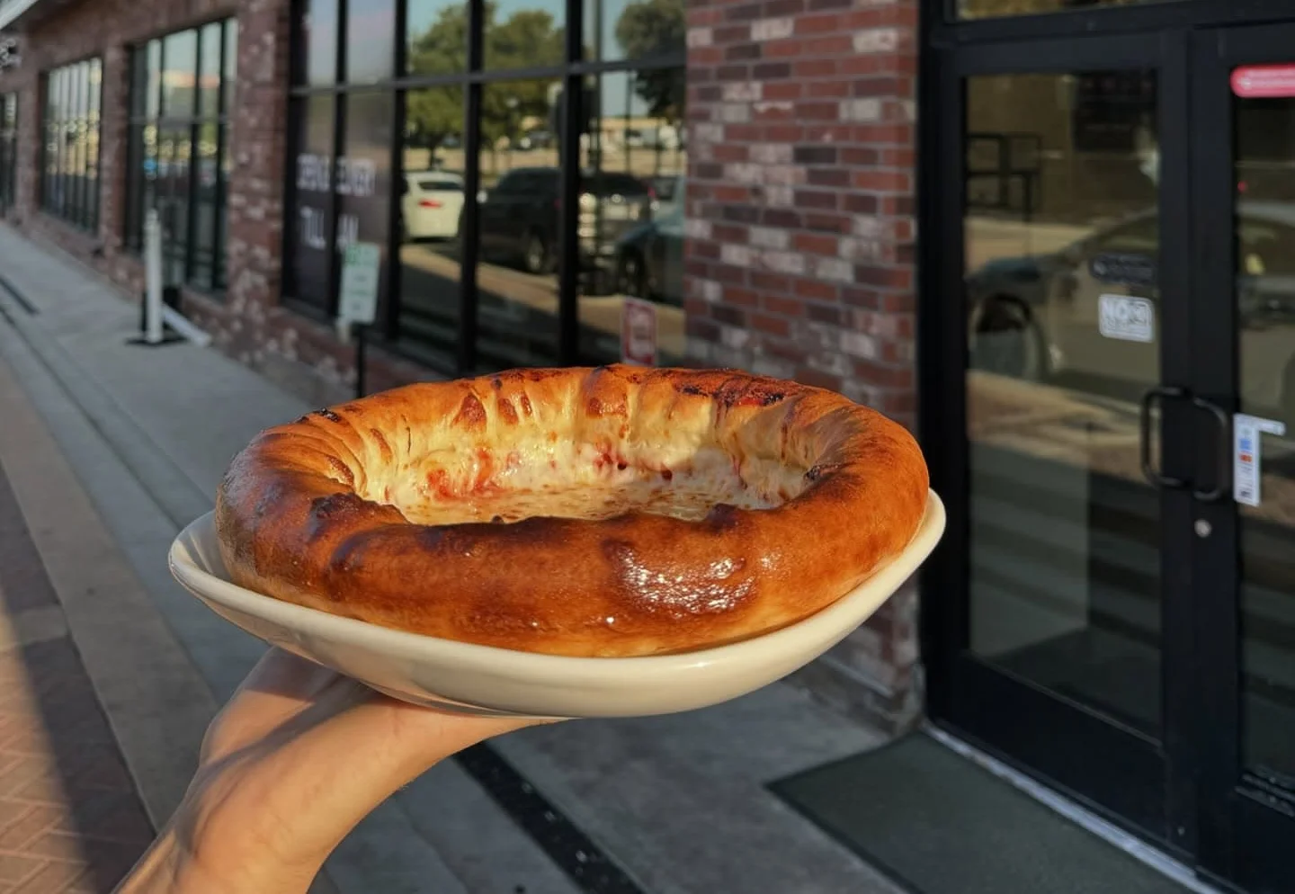 Cheesy calzone from Zio Al's Pizza & Pasta
