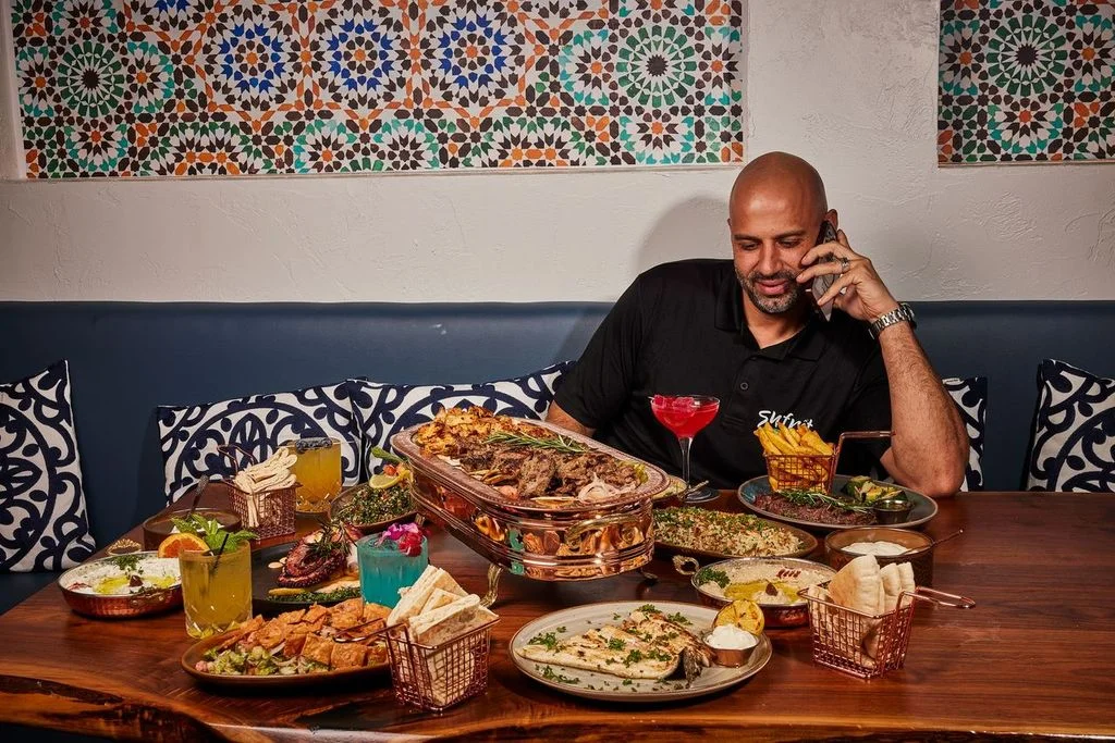 Sufrat Grill’s Mediterranean spread and dining experience.