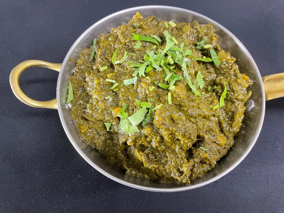 Lamb Pahari Saag