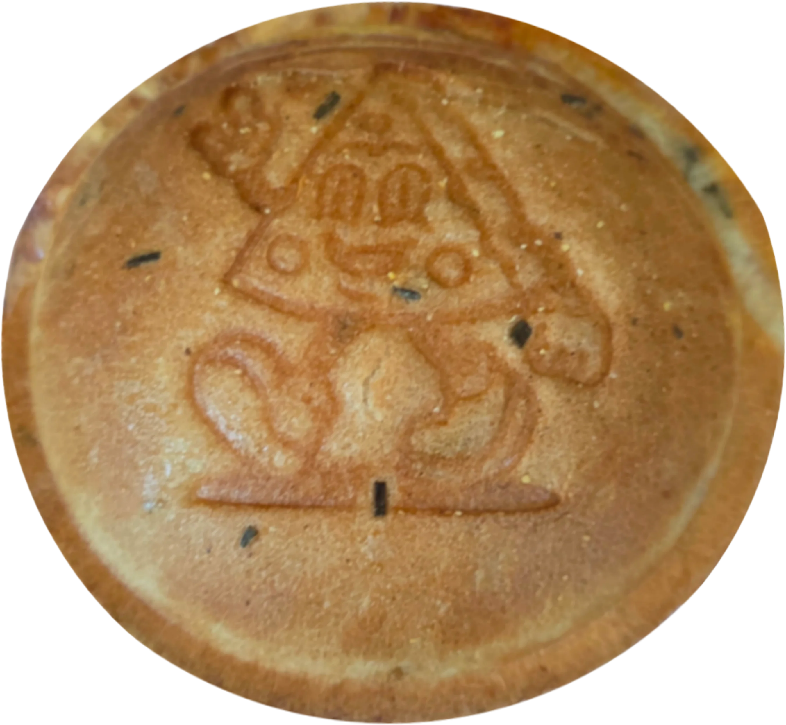 Cute cartoon pancake with a smiling character design