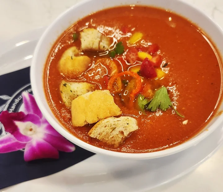 Fresh Chilled Gazpacho Bowl Pairing