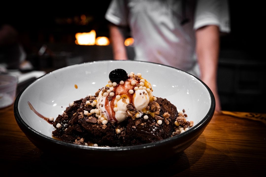 Brownie Sundae at Ty’s Roadside Coastal Kitchen