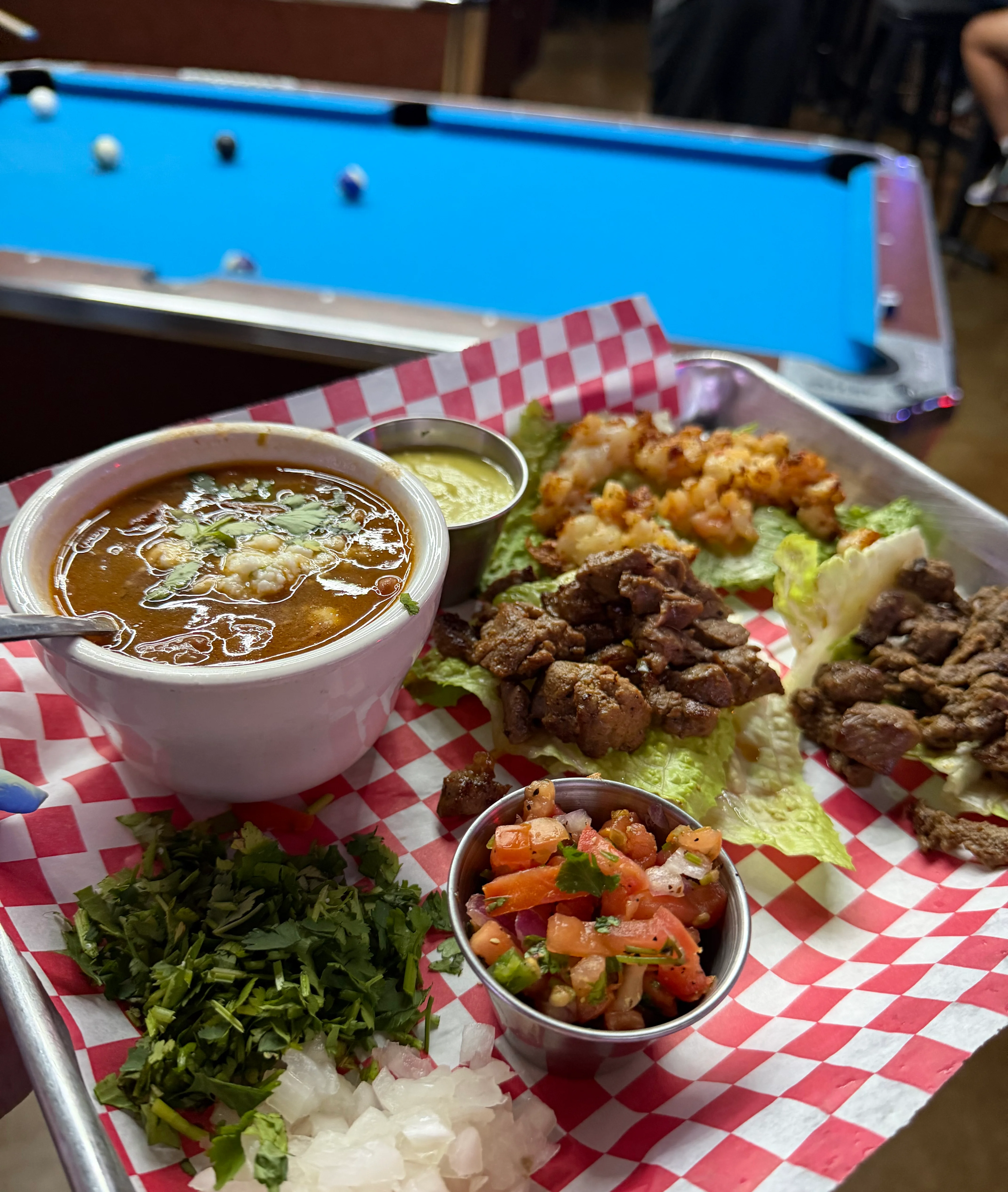 Authentic Mexican carne asada platter with sides