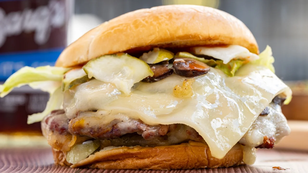 Mushroom Swiss Burger