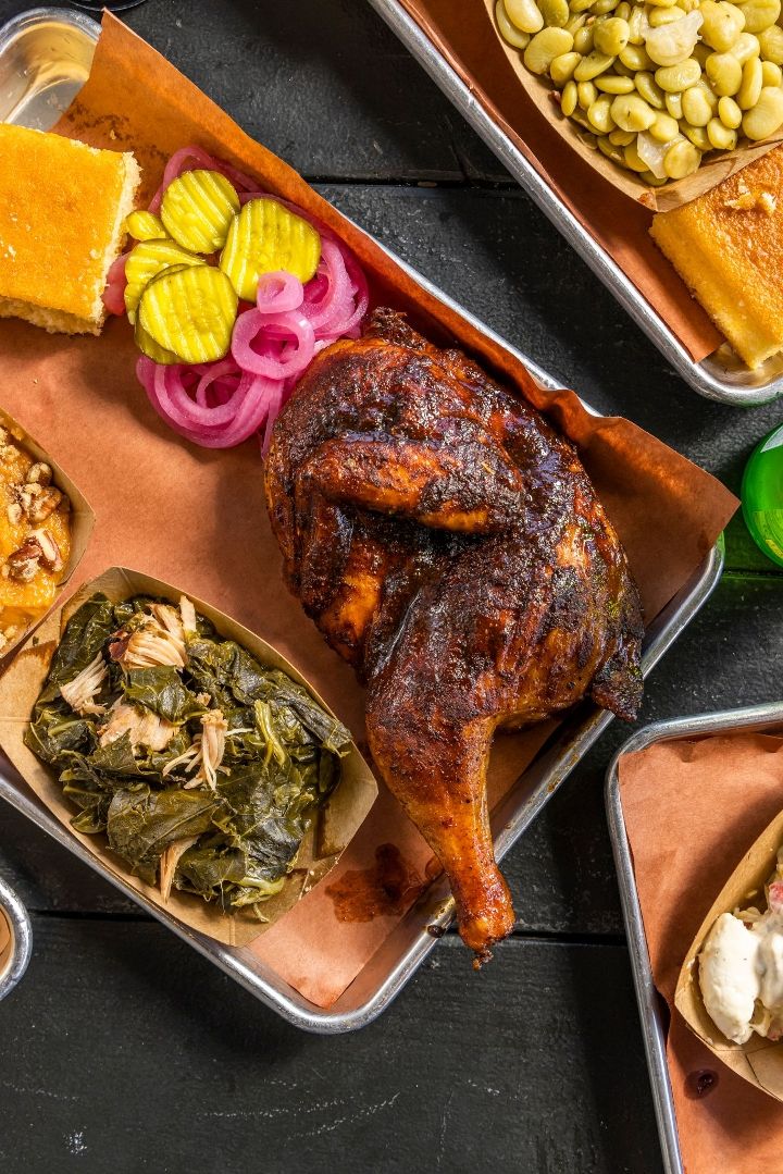 1/2 Chicken Plate at Melvin’s BBQ – Mt Pleasant
