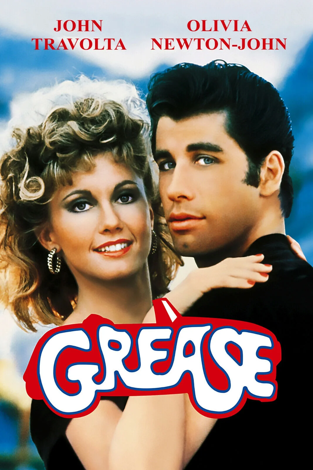 Iconic movie poster for the musical film Grease